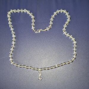 Handmade Initial Necklace 20"